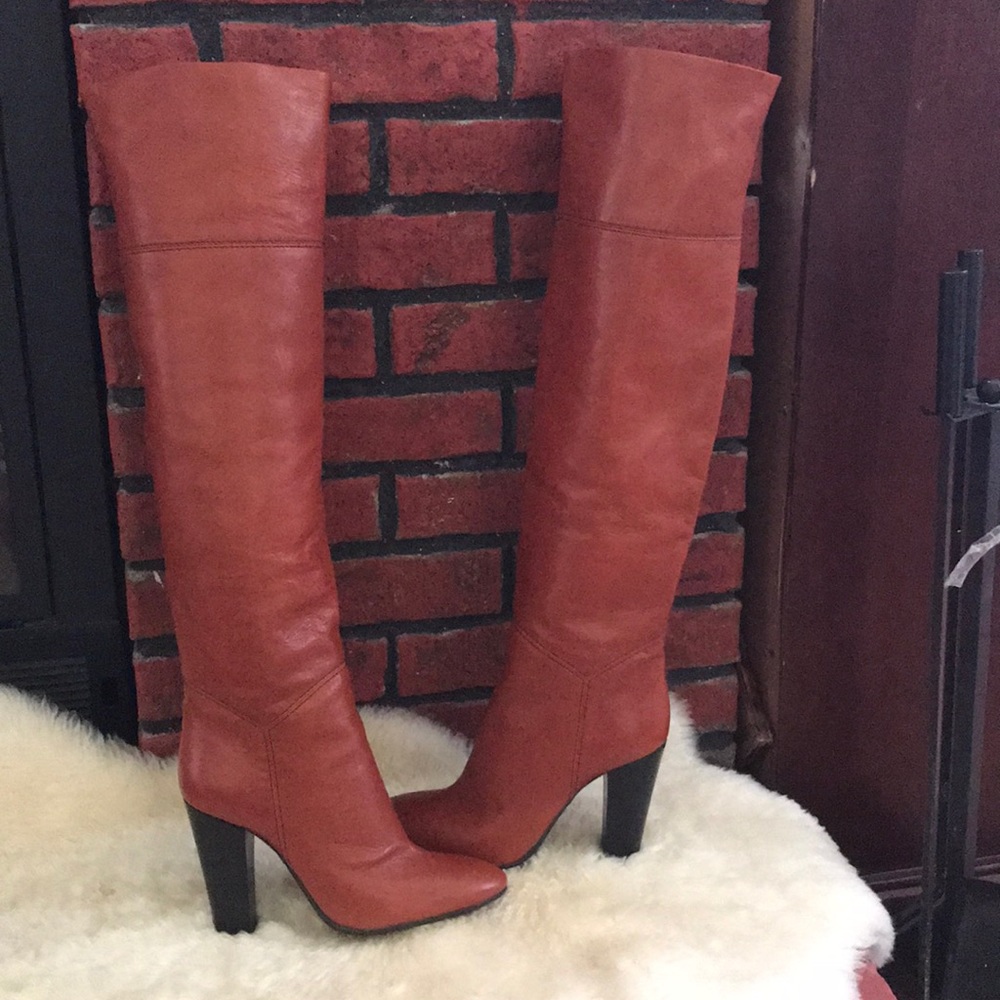 Cognac Giuseppe Zanotti over knee boots